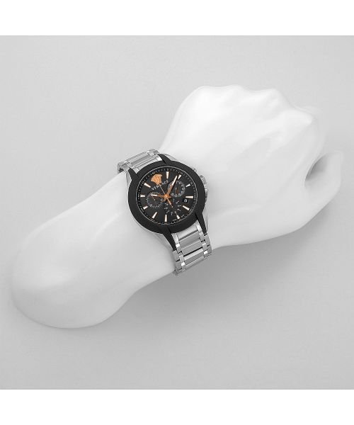 VERSACE(ヴェルサーチェ)/VERSACE(ヴェルサーチェ) CHARACTERCHRONO VEM800218 メンズ ブラック クォーツ 腕時計/img03
