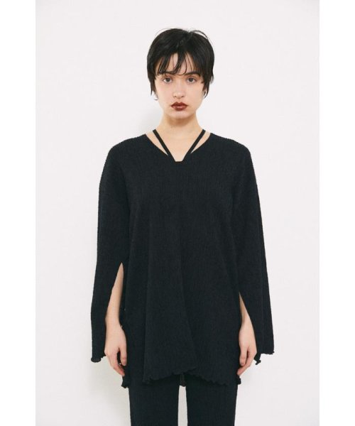 BLACK BY MOUSSY(ブラックバイマウジー)/shirring cut tops/img13