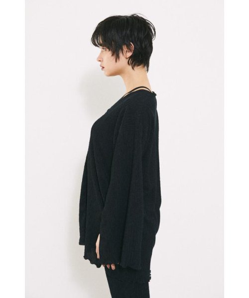 BLACK BY MOUSSY(ブラックバイマウジー)/shirring cut tops/img14