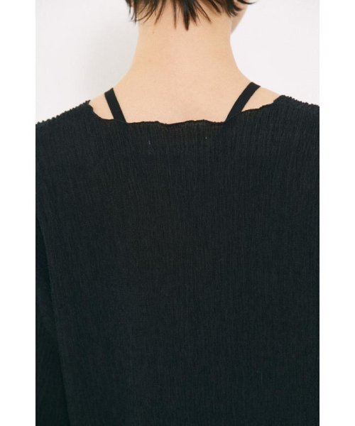 BLACK BY MOUSSY(ブラックバイマウジー)/shirring cut tops/img17