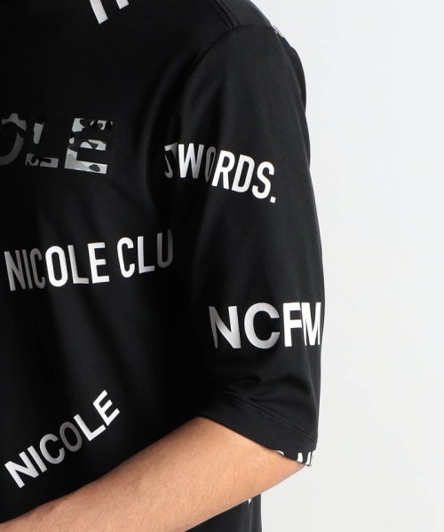NICOLE CLUB FOR MEN(ニコルクラブフォーメン)/ロゴプリント5分袖Tシャツ/img08