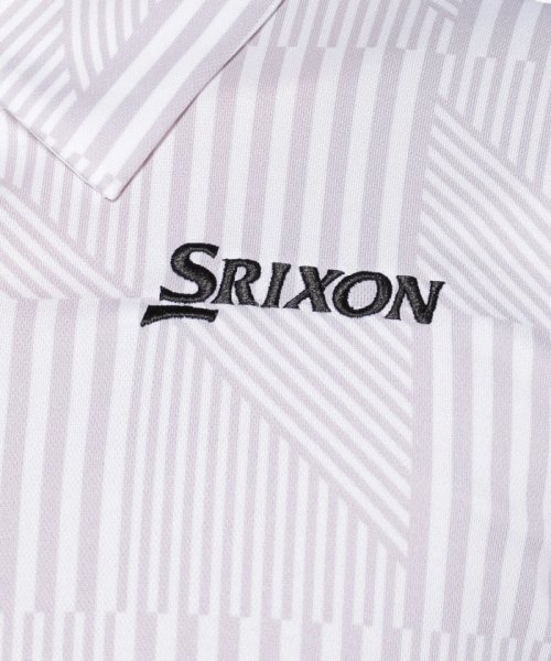 SRIXON(スリクソン)/【松山英樹プロ2023全米オープンゴルフ選手権着用】変形ストライププリントシャツ(クーリング効果)【アウトレット】/img33