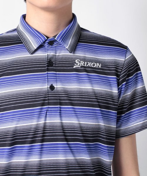 SRIXON(スリクソン)/【松山英樹プロモデル】グラデーションボーダープリントシャツ【アウトレット】/img32