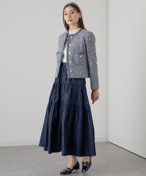 シャンブレータフタティアード スカート D1610834111(12441円)