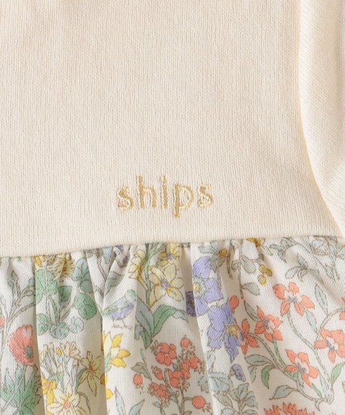 SHIPS KIDS(シップスキッズ)/SHIPS KIDS:フラワー セット ロンパース/img16