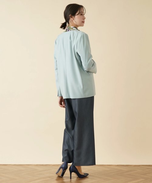 ノーカラージャケット 