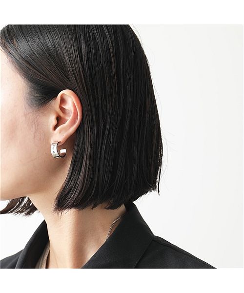 MM6 MAISON MARGIELA シルバー フープピアス アクセサリー ピアス