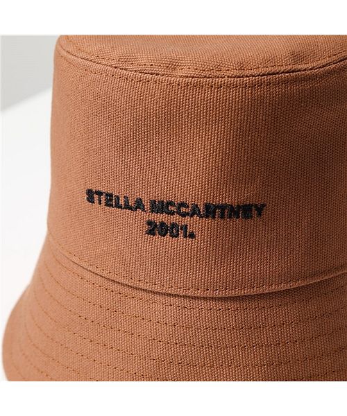 【STELLA McCARTNEY(ステラマッカートニー)】バケットハット 900453 WP0113 レディース リバーシブル ロゴ刺繍 コットン  帽子 23