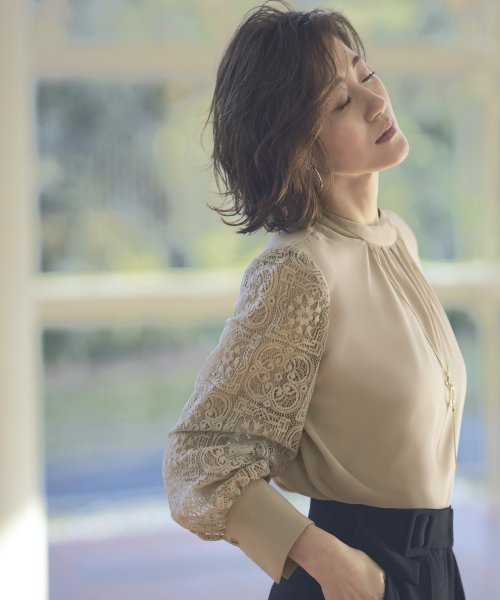 袖レーストップス＆ジャンパースカート「U1083」 ブラウス ジャンパースカート 7号 9号 11号 13号 15号