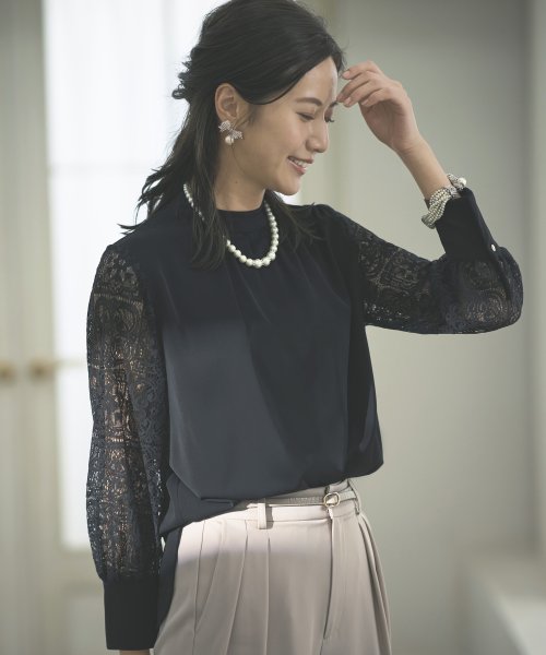 袖レーストップス＆ジャンパースカート「U1083」 ブラウス ジャンパースカート 7号 9号 11号 13号 15号