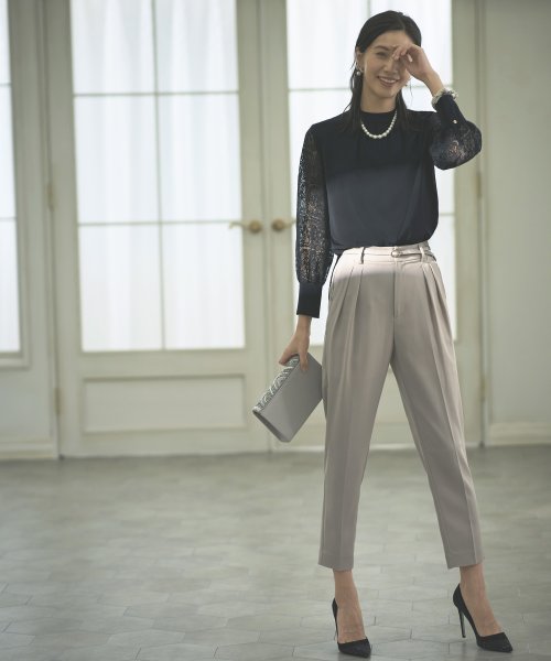 袖レーストップス＆ジャンパースカート「U1083」 ブラウス ジャンパースカート 7号 9号 11号 13号 15号