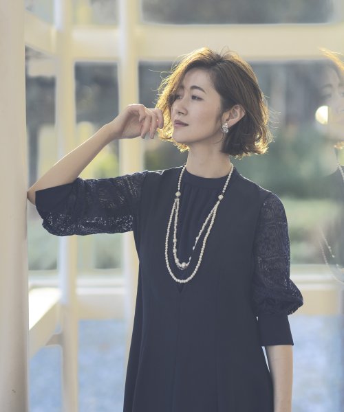 袖レーストップス＆ジャンパースカート「U1083」 ブラウス ジャンパースカート 7号 9号 11号 13号 15号