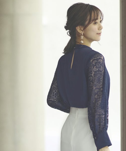 袖レーストップス＆ジャンパースカート「U1083」 ブラウス ジャンパースカート 7号 9号 11号 13号 15号