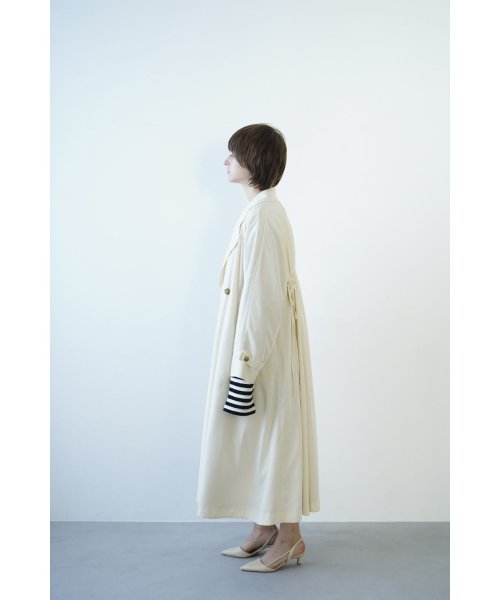 CLANE(クラネ)/BACK GATHER DRESS TRENCH COAT/img02