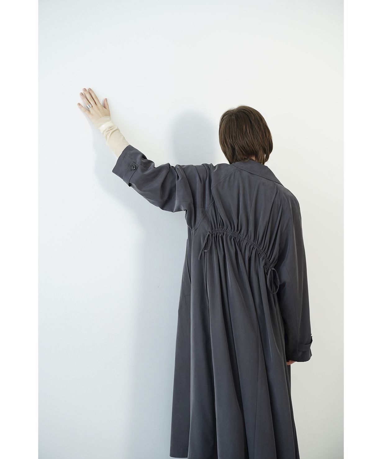 セール】BACK GATHER DRESS TRENCH COAT(505203481) | クラネ(CLANE