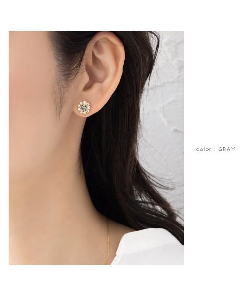 cream dot(クリームドット)/華やぐカラーのフラワービジューピアス/イヤリング/img12