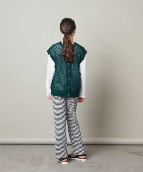 a.v.v(KID'S)(アー・ヴェ・ヴェキッズ)/[120－130]【2点セット/2WAY】バックボタンメッシュニットベストセット/img18