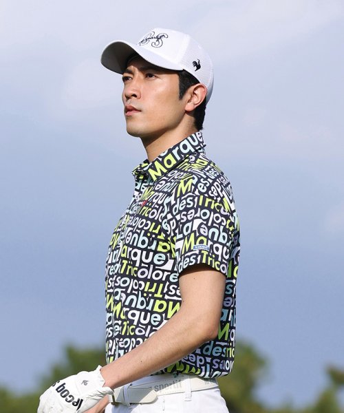 le coq sportif GOLF (ルコックスポルティフ（ゴルフ）)/マルチカラー半袖シャツ (吸汗速乾/ストレッチ/UV CUT(UPF30)【アウトレット】/img01