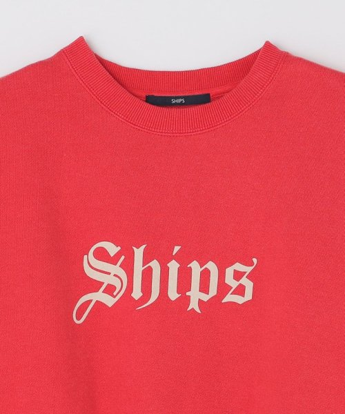 SHIPS MEN(シップス　メン)/*SHIPS: OLD ENGLISH SHIPS ロゴ プリント クルーネック スウェット/img37