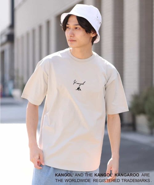 a.v.v (MEN)(アー・ヴェ・ヴェメンズ)/【コラボ/KANGOL】スクエアプリントTシャツ/img18