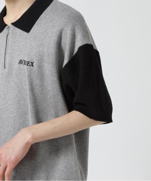 AVIREX(AVIREX)/《直営店限定》HALF ZIP POLO SHIRT / ハーフジップ ポロシャツ/img05