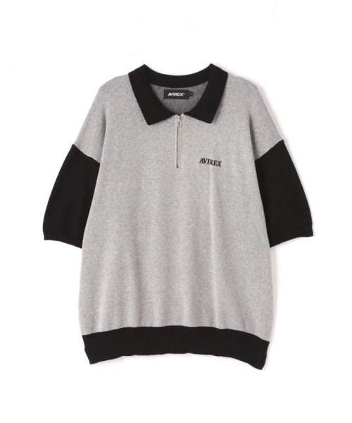 AVIREX(AVIREX)/《直営店限定》HALF ZIP POLO SHIRT / ハーフジップ ポロシャツ/img07