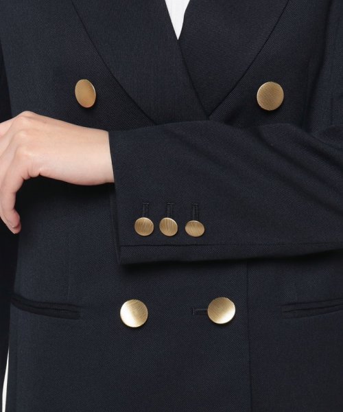 【LOULOU WILLOUGHBY】ギャバジンテーラードジャケット B73 W61 H85　着用サイズ：02