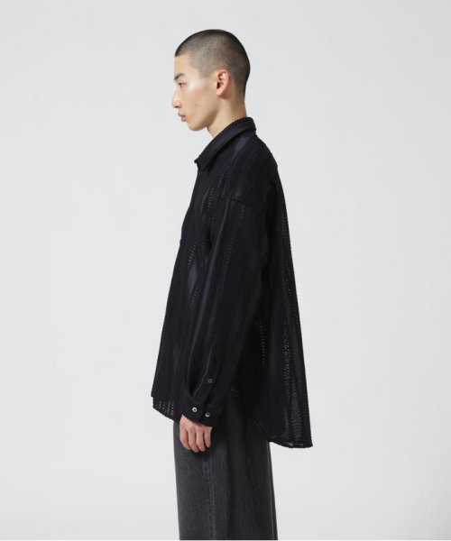 GARDEN(ガーデン)/Toironier/トワロニエ/Stripe Lace Regular Fit Shirt/img05