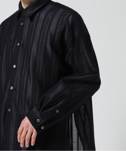 GARDEN(ガーデン)/Toironier/トワロニエ/Stripe Lace Regular Fit Shirt/img08