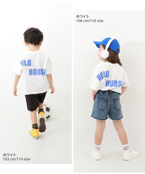 devirock(デビロック)/バックロゴプリント 半袖Tシャツ VIVID 子供服 キッズ 男の子 女の子 トップス 半袖Tシャツ Tシャツ /img05