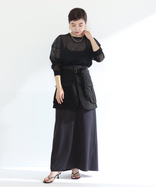 VERMEIL par iena(ヴェルメイユ　パー　イエナ)/【INSCRIRE/アンスクリア】S130 Wool Long Skirt/img06