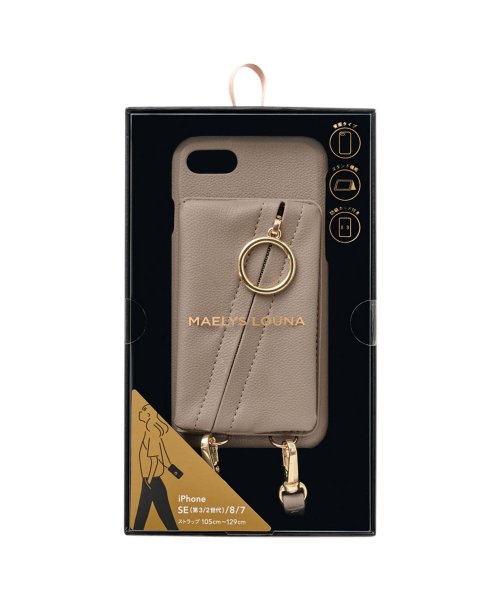 マエリスルーナ MAELYS LOUNA iPhone SE 8 7 スマホケース スマホショルダー 携帯 アイフォン クラッチ リング ケース レディース C 人気・おすすめ｜使いやすい・旅行におすすめ セール中 全国発送 国内発送・品質保証付き商品