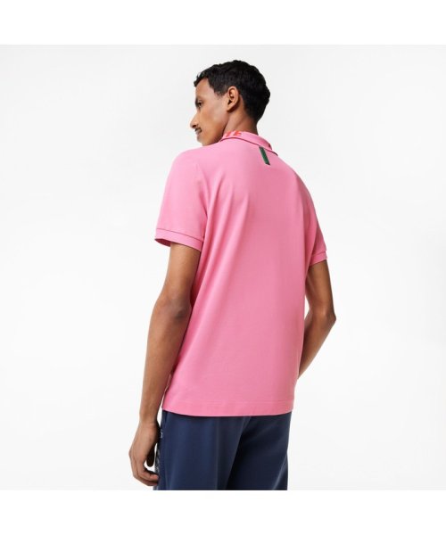 LACOSTE Mens(ラコステ　メンズ)/エコ鹿の子地ジャカードカラーポロシャツ/img14