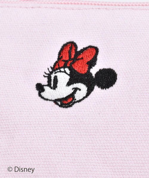 SLAP SLIP(スラップスリップ)/【 Disney 】 ミッキーマウス / ミニーマウス / フェイス 刺繍 ショ/img03