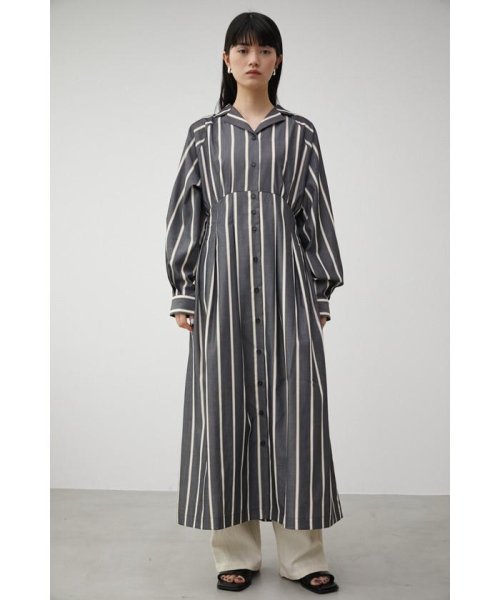 AZUL by moussy(アズールバイマウジー)/WAIST TUCK STRIPE ONEPIECE/img04