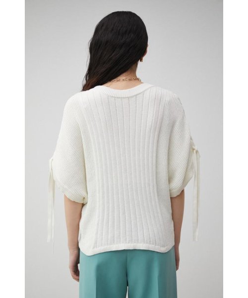 AZUL by moussy(アズールバイマウジー)/2WAY SHOULDER LACE－UP KNIT/img06