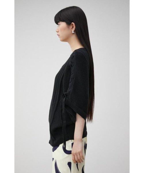 AZUL by moussy(アズールバイマウジー)/2WAY SHOULDER LACE－UP KNIT/img16
