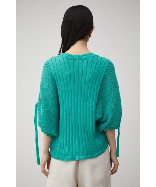 AZUL by moussy(アズールバイマウジー)/2WAY SHOULDER LACE－UP KNIT/img28