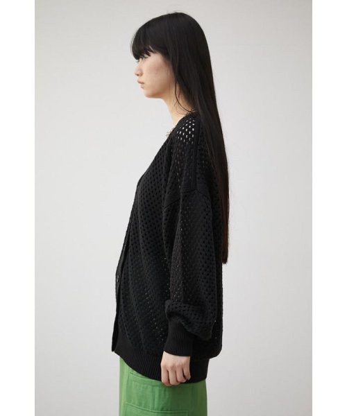 AZUL by moussy(アズールバイマウジー)/MESH KNIT CARDIGAN/img14