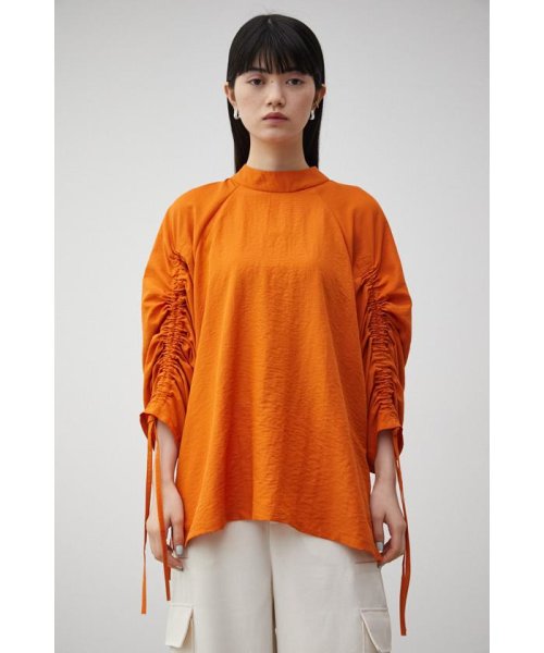 AZUL by moussy(アズールバイマウジー)/SHIRRING SLEEVE BLOUSE/img22