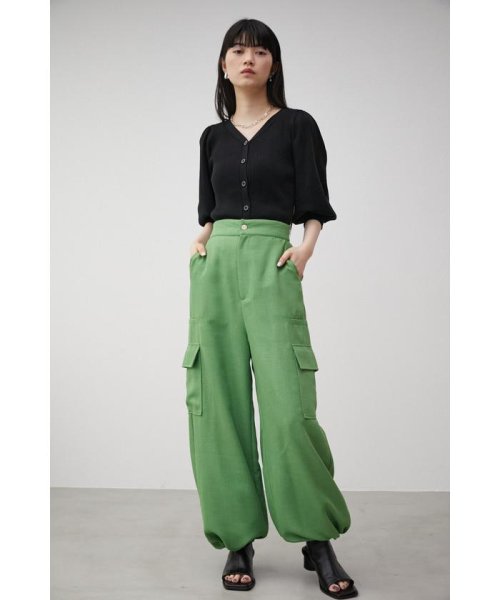 AZUL by moussy(アズールバイマウジー)/MESH LIKE WIDE PANTS/img14