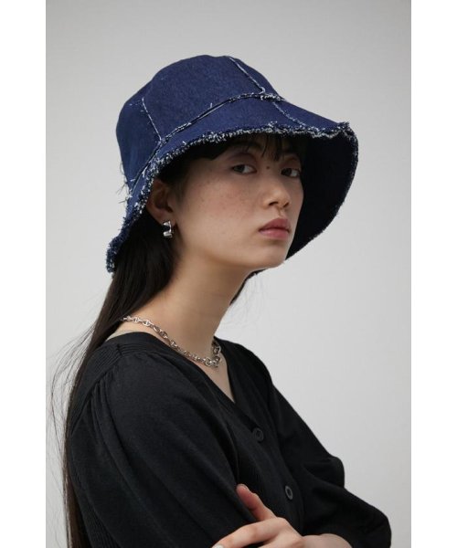 AZUL by moussy(アズールバイマウジー)/CUT OFF DENIM BUCKET HAT/img14