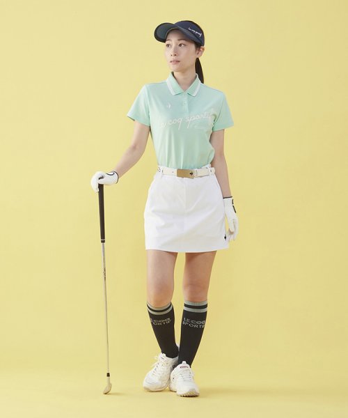 le coq sportif GOLF (ルコックスポルティフ（ゴルフ）)/ベーシックロゴポロシャツ (吸汗速乾/ストレッチ/UV CUT(UPF50+)/WH00のみKEEP CLEAN)【アウトレット】/img17