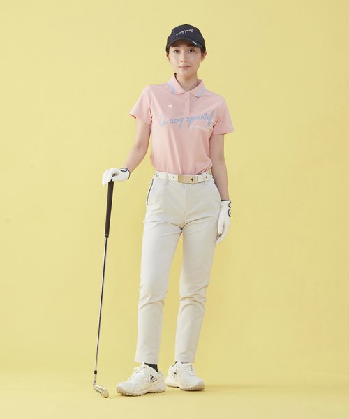 le coq sportif GOLF (ルコックスポルティフ（ゴルフ）)/ベーシックロゴポロシャツ (吸汗速乾/ストレッチ/UV CUT(UPF50+)/WH00のみKEEP CLEAN)【アウトレット】/img19