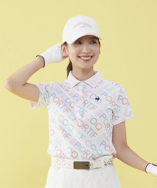 le coq sportif GOLF (ルコックスポルティフ（ゴルフ）)/ロゴグラフィック半袖ポロシャツ (吸汗速乾/ストレッチ/UV CUT(UPF30)【アウトレット】/img11