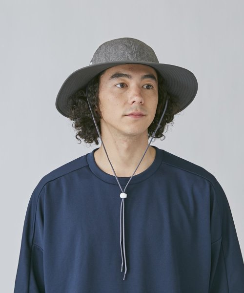 OVERRIDE(OVERRIDE)/OVERRIDE  PAPER CLOTH L.BRIM HAT/img01