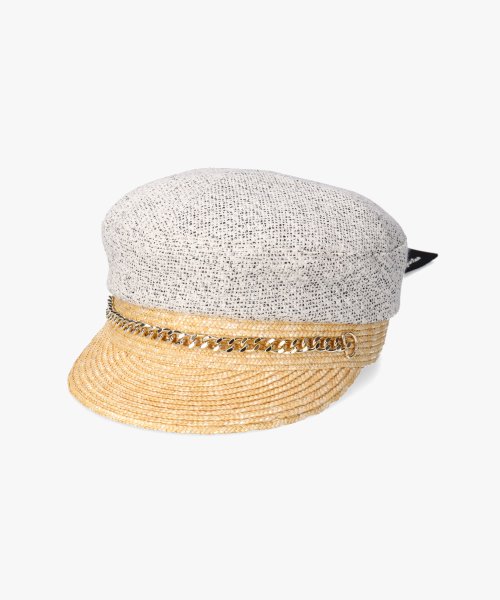Chapeaud'O(Chapeaud’O)/Chapeau d' O  Straw X Tweed Marine Cas/img13