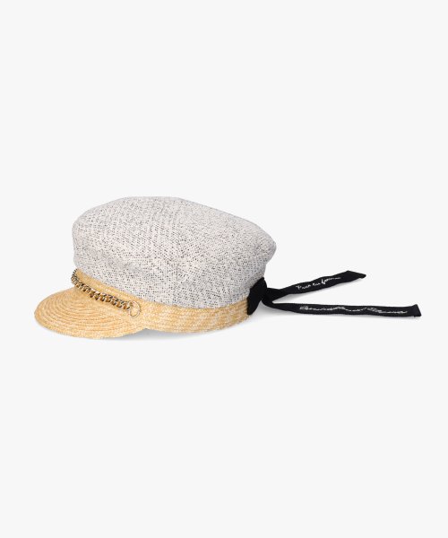 Chapeaud'O(Chapeaud’O)/Chapeau d' O  Straw X Tweed Marine Cas/img15