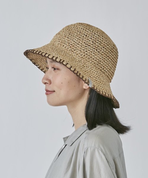 OVERRIDE(OVERRIDE)/OVERRIDE  PAPER CROCHET BUCKET HAT/img11