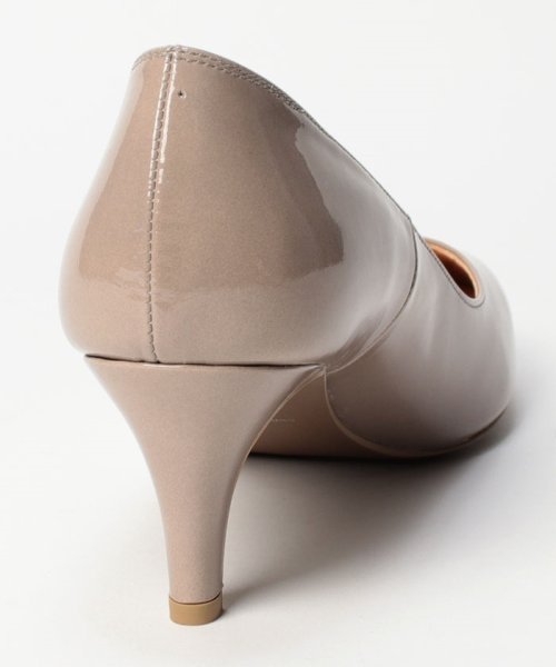 ラウンドトゥプレーンパンプス 